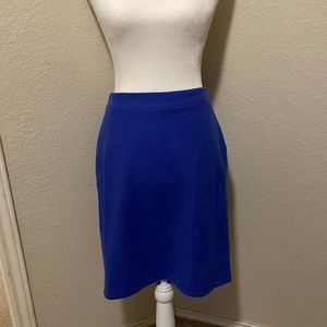 Royal Blue J. Crew Pencil Skirt-Size 6